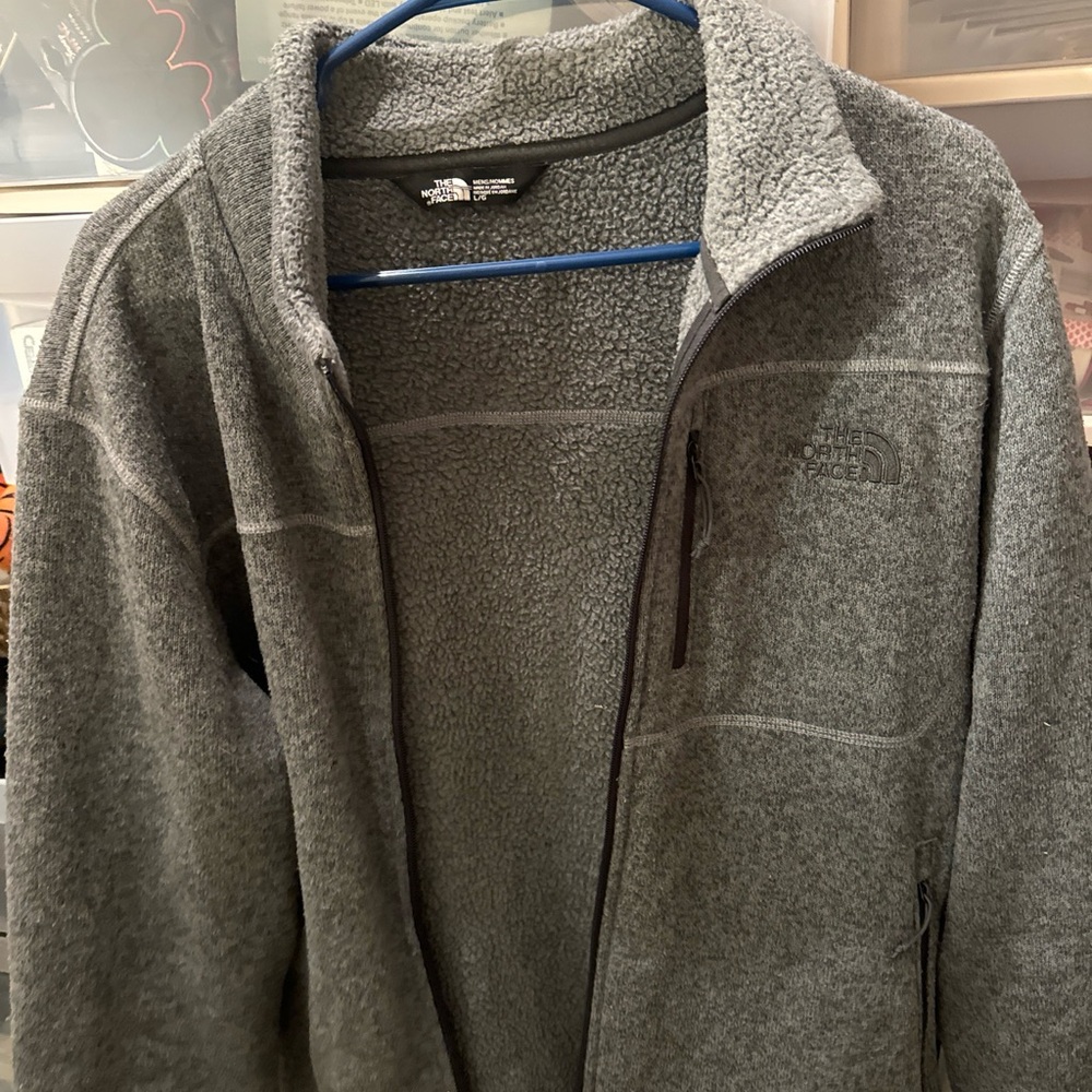 Men’s gray north face jacket